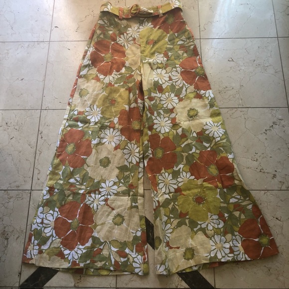 Rare! Anthropologie Faithfull floral pants - Picture 3 of 7